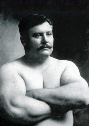 Cincinnati Strong Man Henry Holtgrewe.