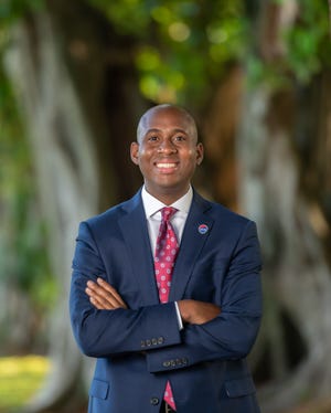 Omari Hardy, a Lake Worth Beach City Commission, is challenging incumbent Rep. Al Jacquet in the state House District 88 Democratic primary on Aug. 18, 2020. Hardy picked up contributions and national headlines when a video of him berating city officials for cutting off electricity during the coronavirus pandemic went viral.