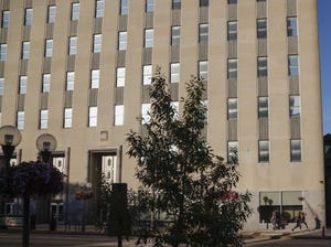 The Ohio Department of Health headquarters are at 246 N. High St. in Downtown Columbus.
