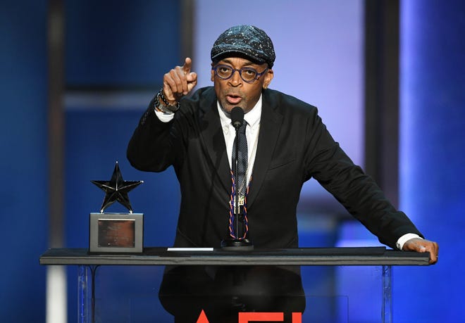 Spike Lee, at an AFI event in 2019, had harsh words for President Trump while accepting a special honor at the New York Film Critics Circle Awards on Sunday.