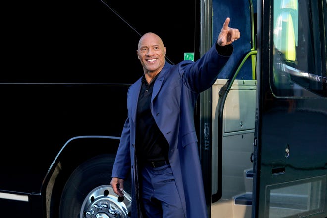 Dwayne Johnson, seen in an episode of 'Young Rock,' will appear in each episode of the NBC sitcom that charts his formative years, with three other actors playing him at 10, 15 and 18.