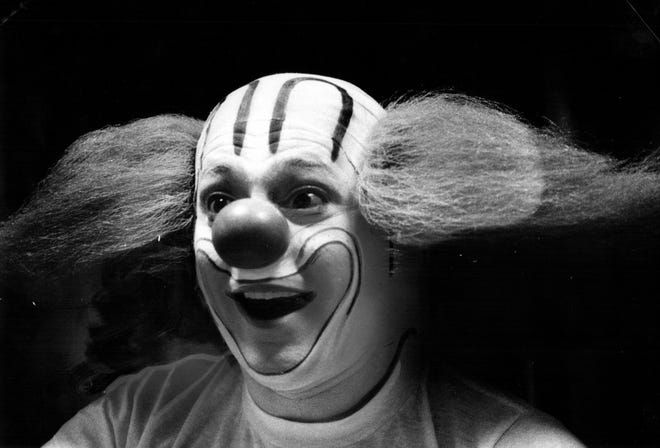 Art Cervi as Bozo the Clown in 1979.