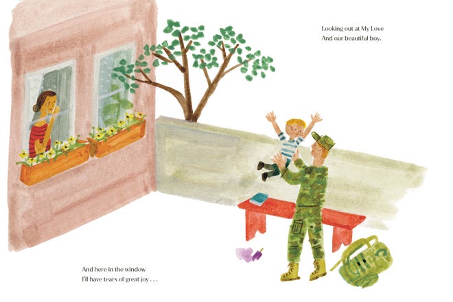 An inside look at Duchess Meghan's children's book "The Bench."