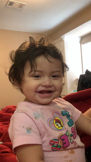 Ava Amira Rivera turned 1 Aug. 26. Earlier this month, she suffered severe illness from COVID-19. ICU beds in local hospitals were full, and she had to flown to a hospital 150 miles away.