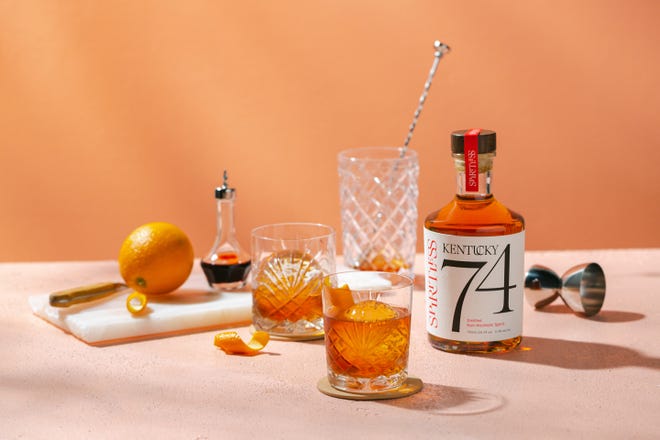 Kentucky 74 is Spiritless' first production, a distilled, non-alcoholic spirit that mimics the taste and feel of bourbon.