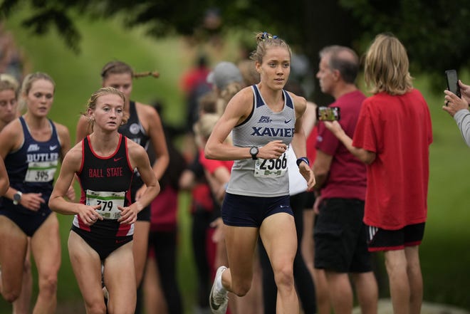 Xavier University cross country runner Rachel Butler won the Butler Twilight race on Sept. 3, 2021. It was the first race of her career. Butler just recently joined the Musketeers' cross country team after concussions ended her soccer career at Xavier.