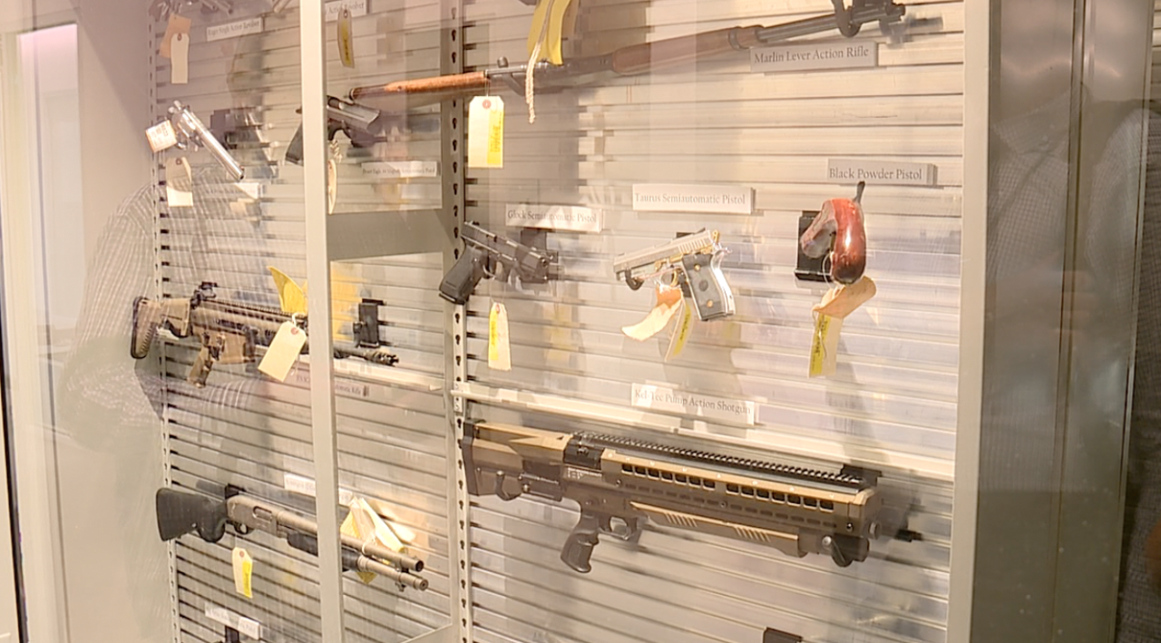 Firearms in the new Hamilton County crime lab