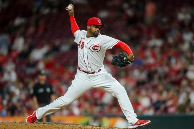 In the first four innings he pitched after the Reds traded for him, relief pitcher Mychal Givens managed to hold opponents scoreless.
