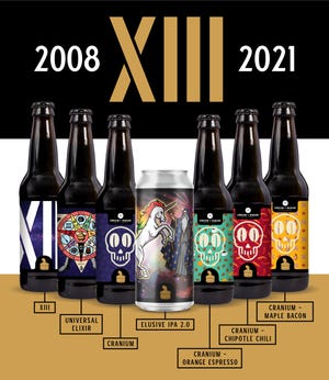 Listermann Brewing Company's special releases for its 13th anniversary.