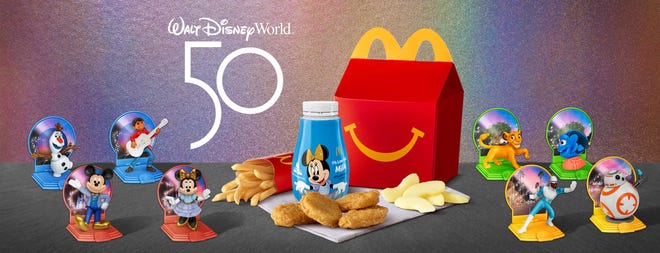 McDonald's is celebrating the 50th anniversary of Walt Disney World.