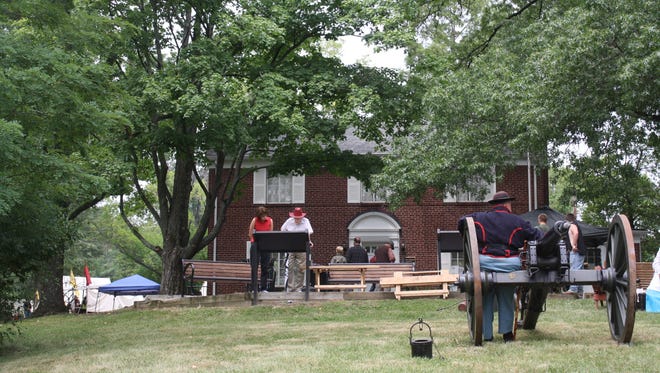 A Civil War reenactment of a Union Army light artillery cannon firing was a traditional part of the annual Battery Hooper Days at the now-closed James A. Ramage Civil War Museum in Fort Wright, Kentucky.